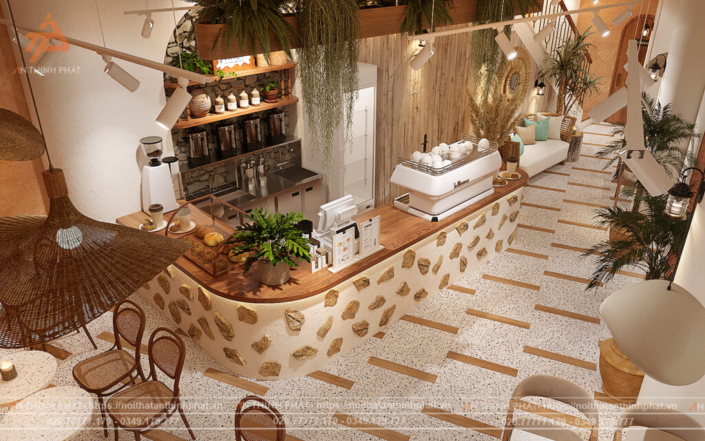 Tethys Coffee & Tea - 100 m² - Phong Cách Địa Trung Hải 3 Tethys Coffee & Tea