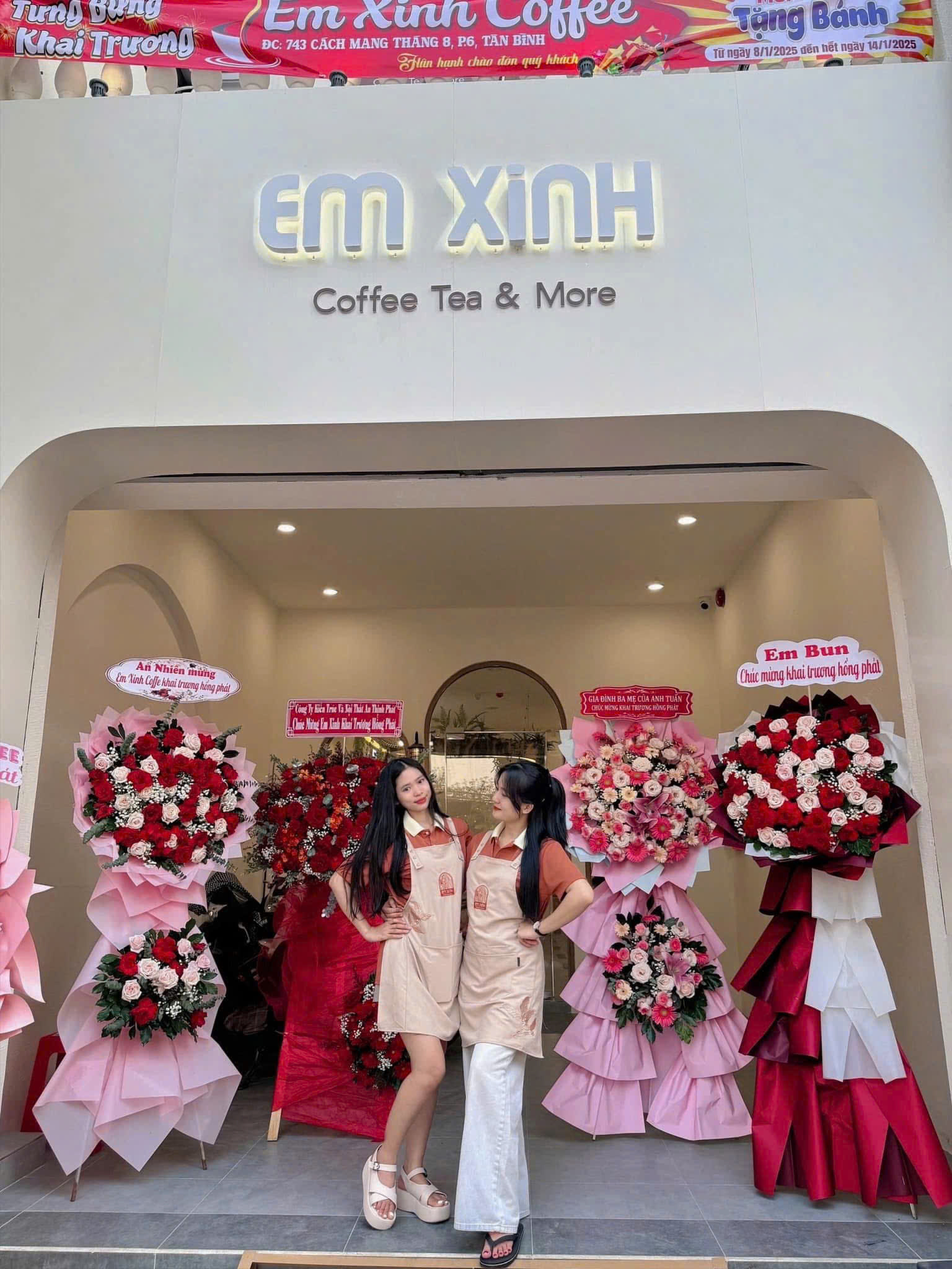 Em Xinh Coffee 2 khai trương em xinh coffee