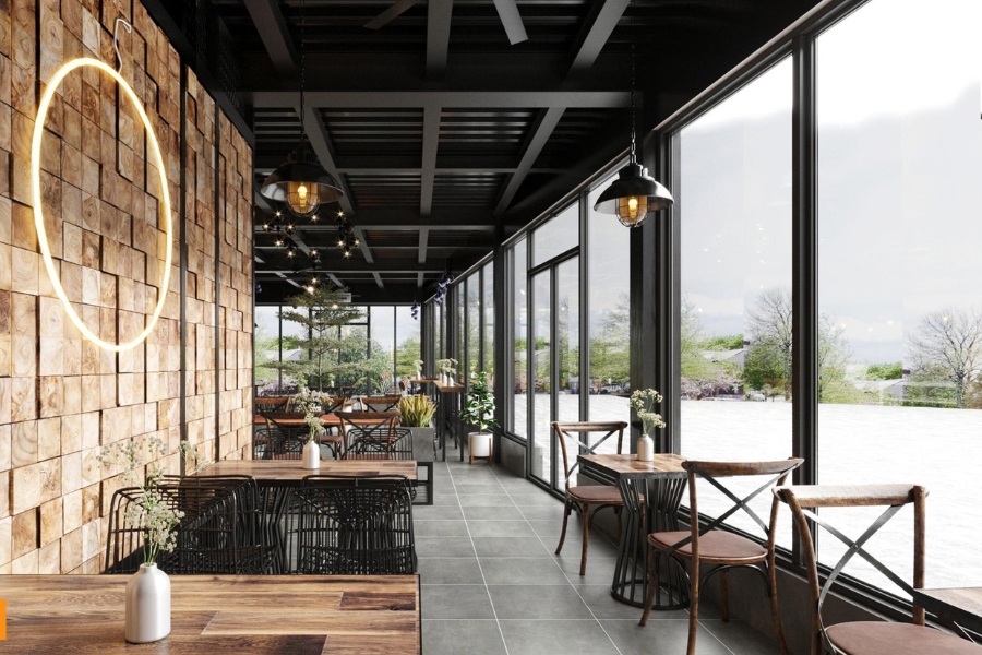 6 Mẹo Thiết Kế Quán Cafe Tiết Kiệm – Hút Khách – Dễ Thi Công 9 Thiết kế quán cafe tiết kiệm