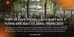 Thiết Kế Cafe Phong Cách Nhiệt Đới