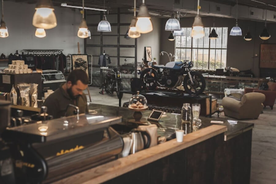 Thiết kế Cafe Phong Cách Club Moto – Không Gian Dành Riêng Cho Tín Đồ Biker 4 Thiết kế Cafe Phong Cách Club Moto