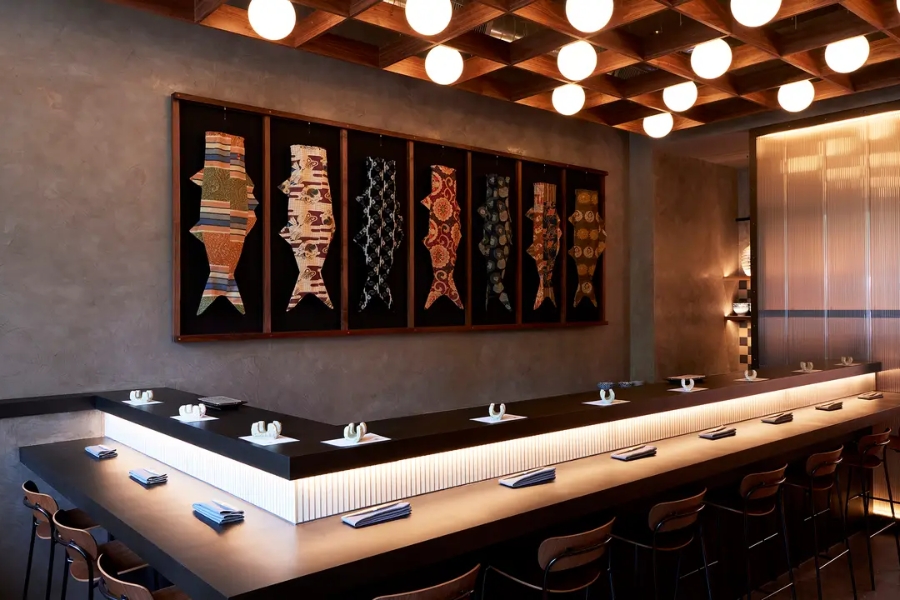 Thiết Kế Nhà Hàng Omakase – Xu Hướng Nghệ Thuật Ẩm Thực 2026 5 Thiết kế nhà hàng Omakase