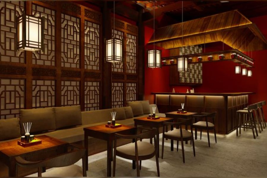 Thiết Kế Quán Cafe Phong Cách Trung Hoa – Xu Hướng Ấn Tượng Giúp Quán Nổi Bật 2026 3 Thiết Kế Quán Cafe Phong Cách Trung Hoa