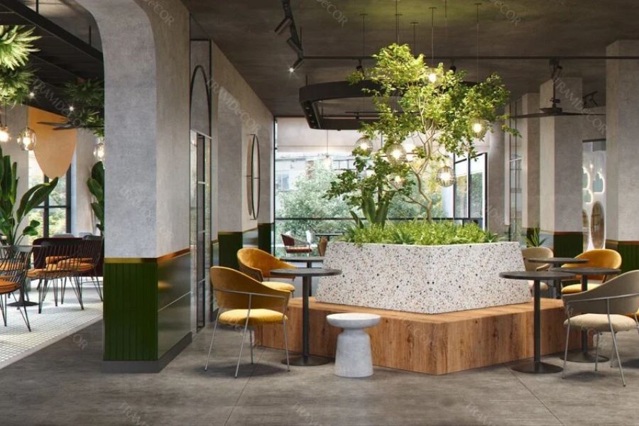 Thiết Kế Cafe Phong Cách Nhiệt Đới Ý Tưởng Độc Đáo Và Sang Trọng 2026 7 Thiết Kế Cafe Phong Cách Nhiệt Đới