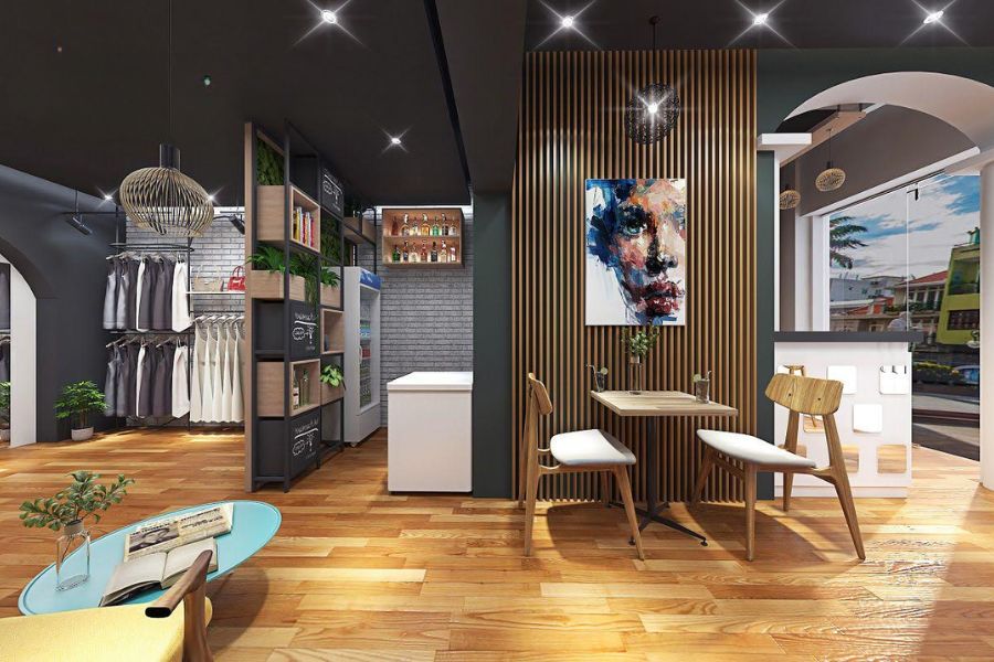 Xu Hướng Thiết Kế Quán Cafe Kết Hợp Thời Trang Nổi Bật Năm 2025 1 Thiết kế quán cafe kết hợp thời trang