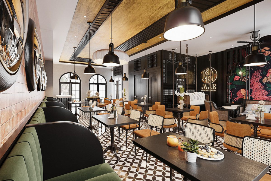 Thiết Kế Thi Công Nội Thất Nhà Hàng | Các Mẫu Thiết Kế Nội Thất Đẹp Hiện Đại 21 Thiết kế thi công nội thất nhà hàng