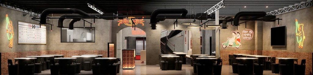 Nhà Hàng Jeonpo Meat Shop BBQ - 282 m² - Phong Cách Hàn Quốc 8 Nhà Hàng Jeonpo Meat Shop BBQ