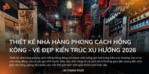 Thiết kế nhà hàng phong cách Hồng Kông