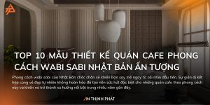 Thiết kế quán cafe phong cách wabi sabi