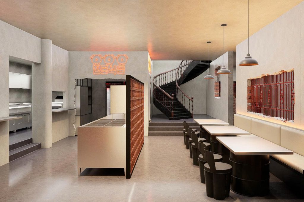 Nhà Hàng Jeonpo Meat Shop BBQ - 282 m² - Phong Cách Hàn Quốc 9 Nhà Hàng Jeonpo Meat Shop BBQ