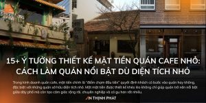 Thiết kế mặt tiền quán cafe nhỏ