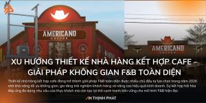 Thiết kế nhà hàng kết hợp cafe