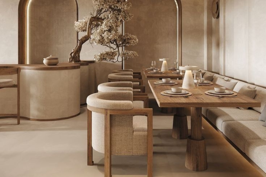 20+ Thiết Kế Nhà Hàng Phong Cách Địa Trung Hải Ý Tưởng, Màu Sắc & Mẫu Đẹp 17 Thiết kế nhà hàng phong cách Địa Trung Hải