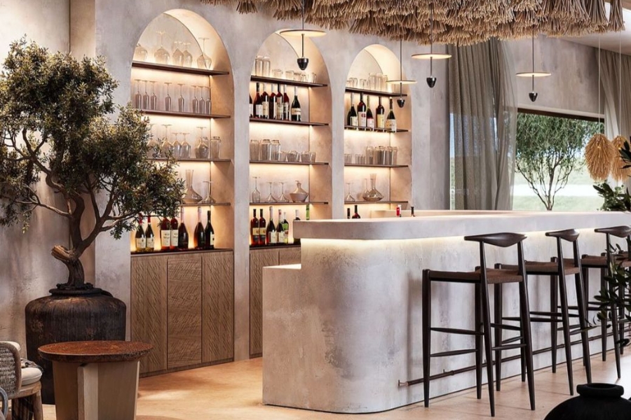 20+ Thiết Kế Nhà Hàng Phong Cách Địa Trung Hải Ý Tưởng, Màu Sắc & Mẫu Đẹp 15 Thiết kế nhà hàng phong cách Địa Trung Hải