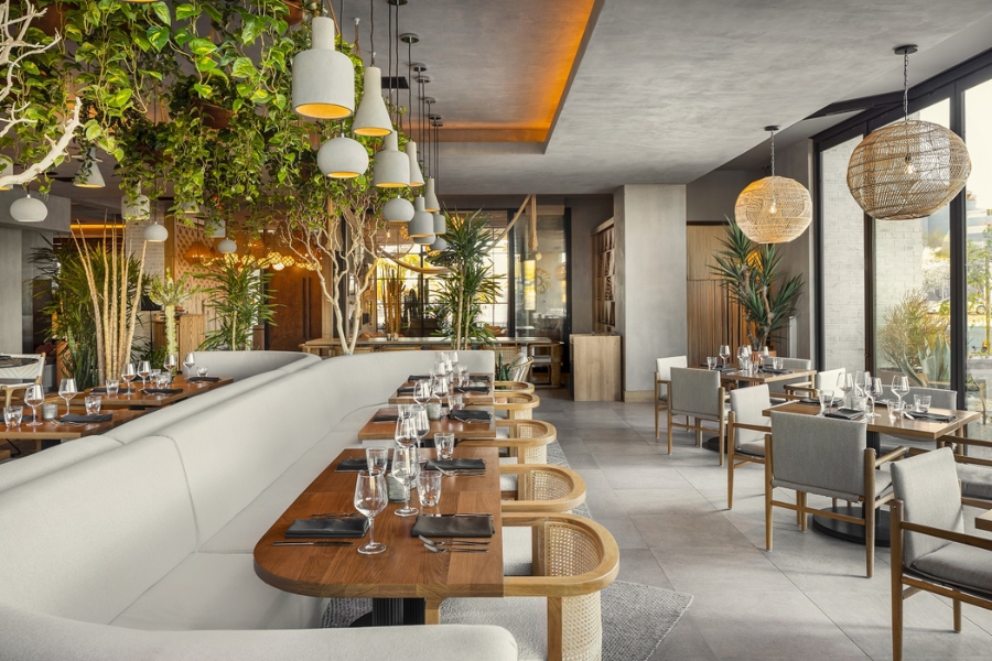 20+ Thiết Kế Nhà Hàng Phong Cách Địa Trung Hải Ý Tưởng, Màu Sắc & Mẫu Đẹp 25 Thiết kế nhà hàng phong cách Địa Trung Hải