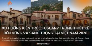 Phong cách thiết kế kiến trúc Tuscany