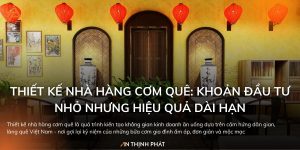Thiết kế nhà hàng cơm quê