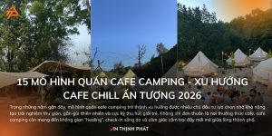 Mô hình quán cafe camping