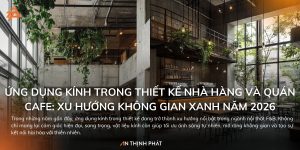 Ứng dụng kính trong thiết kế