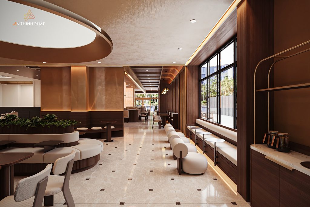 HEY TEA - 650 m² - Phong Cách Hiện Đại Tối Giản Sang Trọng 2 Dự án Hey Tea