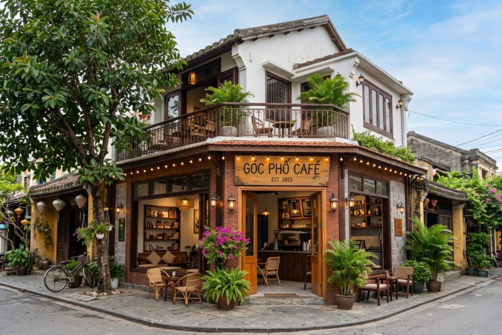 Bí Quyết Thiết Kế Quán Cafe Lô Góc: Tận Dụng "Vị Trí Vàng" Hút Khách 2026 10 Thiết kế quán cafe lô góc