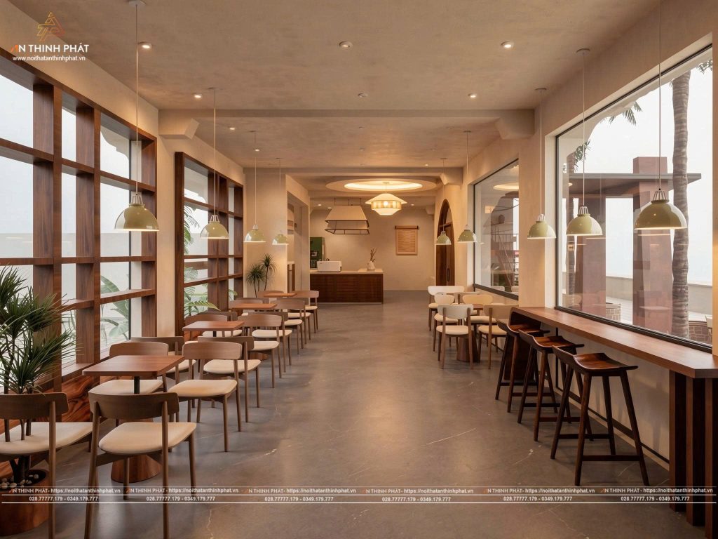 Mộc 1992 - 3500 M² - Phong Cách Địa Trung Hải 10 Không gian nội thất dự án quán cafe Mộc 1992