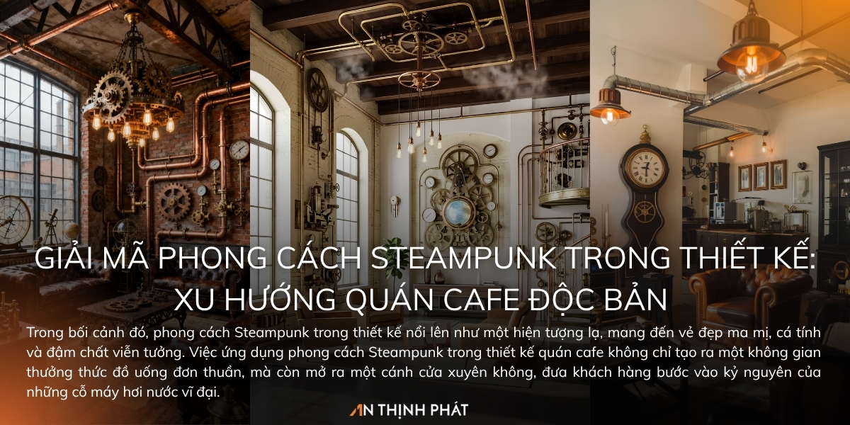 Phong cách Steampunk trong thiết kế