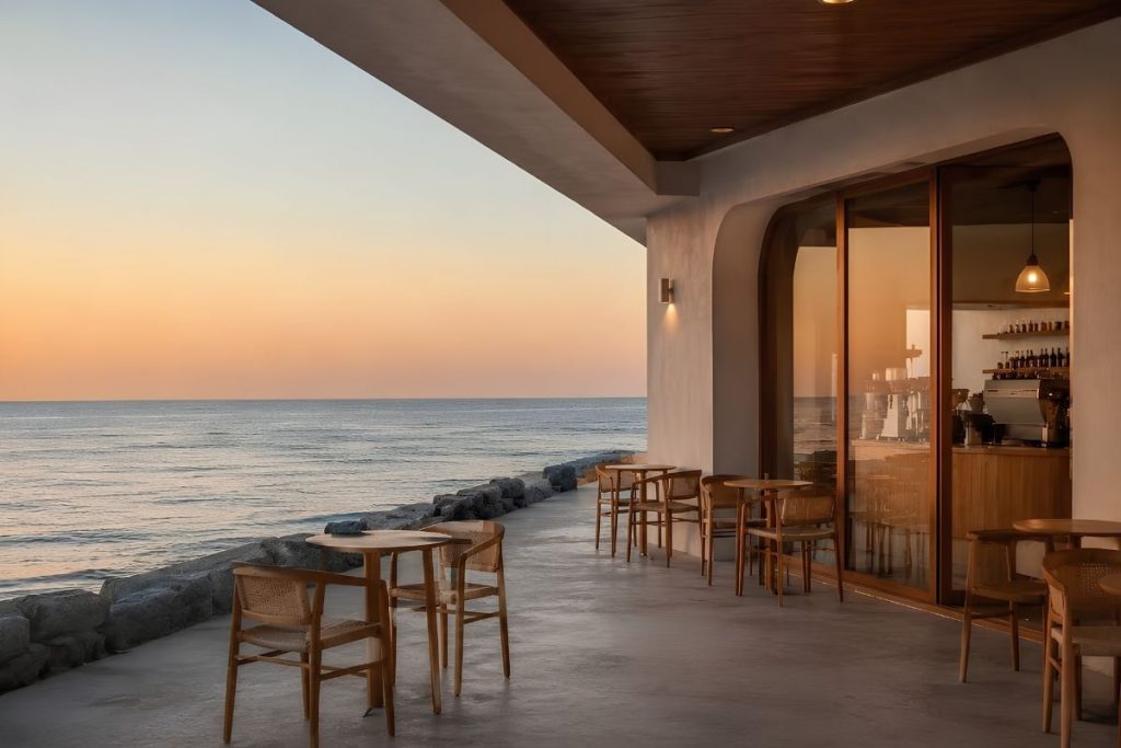 Thiết Kế Quán Cafe View Biển: 5 Nguyên Tắc Chuyên Gia & Ý Tưởng Hút Khách 1 Thiết kế quán cafe view biển