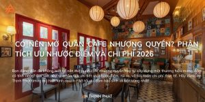 Có nên mở quán cafe nhượng quyền