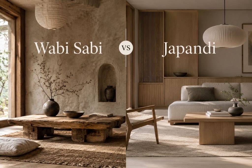 phân biệt wabi sabi và Japandi