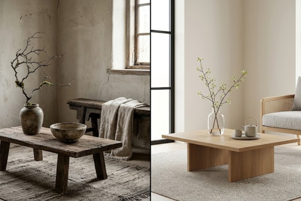 phân biệt wabi sabi và Japandi