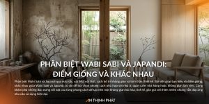phân biệt wabi sabi và Japandi
