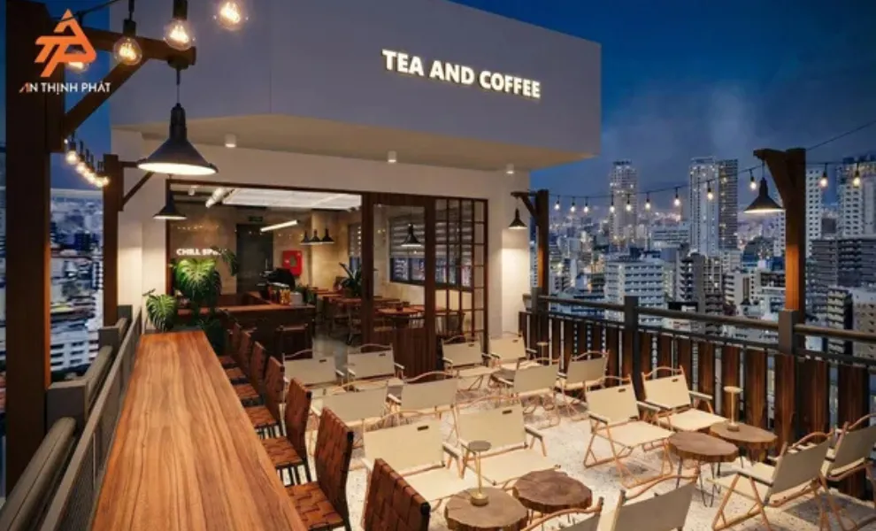 Quán cafe rooftop