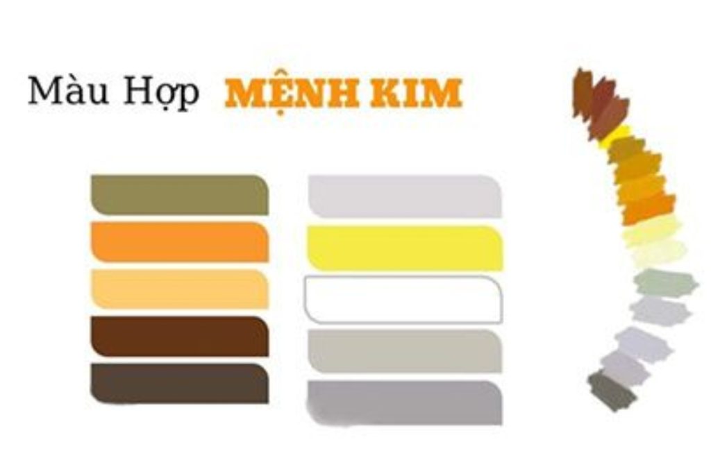 Bảng màu theo phong thủy nội thất