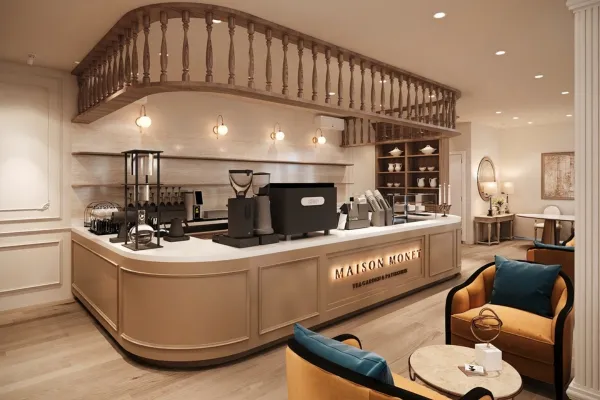 Maison Monet - 393m² - Thiết Kế Quán Trà Chiều 10 Quầy bar tạo nên bản sắc riêng cho Maison Monet.