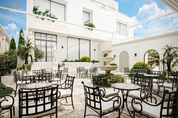 Maison Monet - 393m² - Thiết Kế Quán Trà Chiều 2 Maison Monet với không gian trà chiều mang nét đẹp thanh lịch
