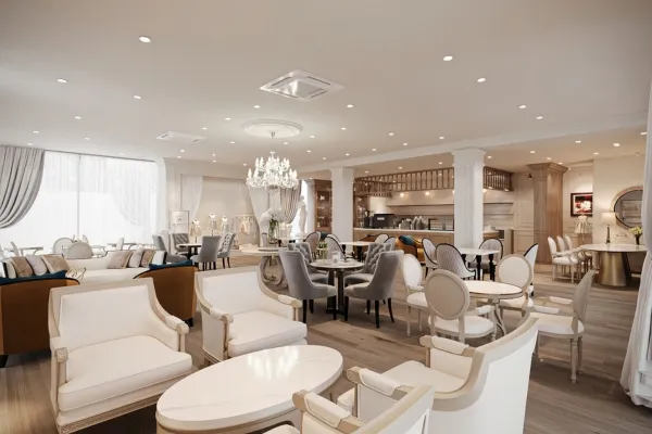 Maison Monet - 393m² - Thiết Kế Quán Trà Chiều 7 1. Kiến trúc nội thất Maison Monet tạo dấu ấn cho trải nghiệm thưởng trà
